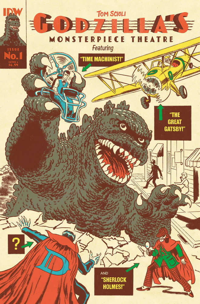 Godzilla’S Monsterpiece Theatre #1 Cover A (Scioli) - gabescaveccc