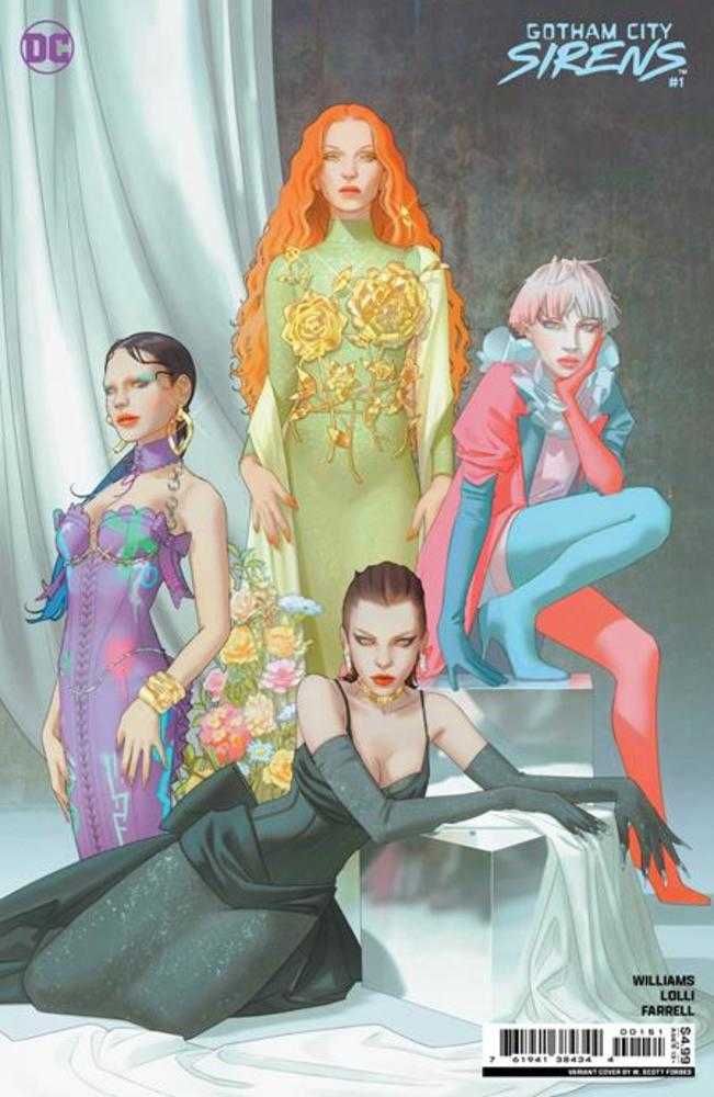 Gotham City Sirens #1 (Of 4) Cover B W Scott Forbes Card Stock Variant - gabescaveccc