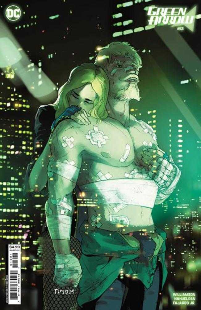 Green Arrow #13 Cover B Tirso Cons Card Stock Variant (Absolute Power) - gabescaveccc