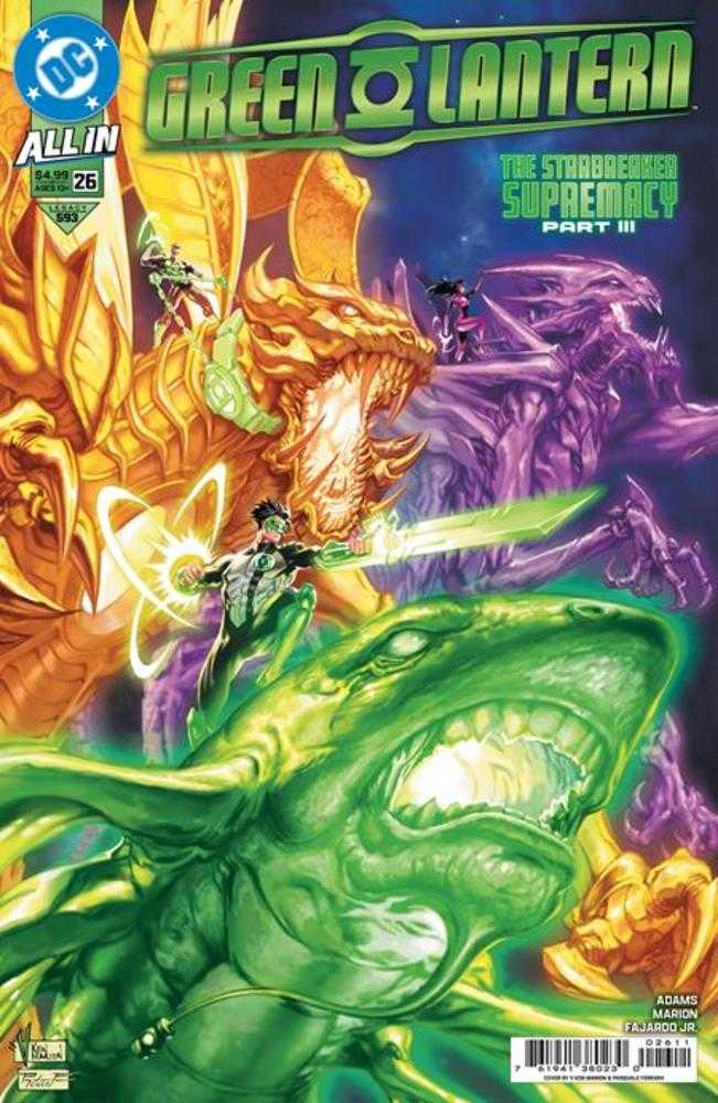 Green Lantern 26 Cover A V Ken Marion Connecting (Starbreaker Supremacy) - gabescaveccc