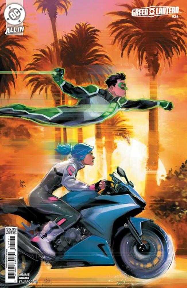 Green Lantern 34 Cover C Rod Reis Card Stock Variant - gabescaveccc