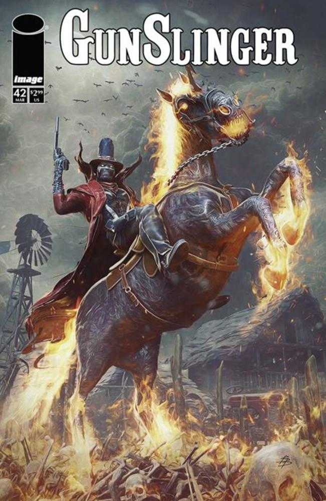 Gunslinger Spawn #42 Cover A Bjorn Barends - gabescaveccc