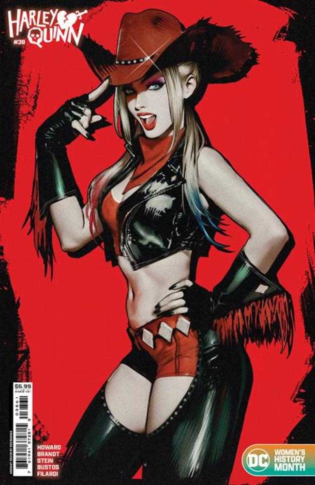 Harley Quinn #38 Cover C Sozomaika Womens History Month Card Stock Variant - gabescaveccc