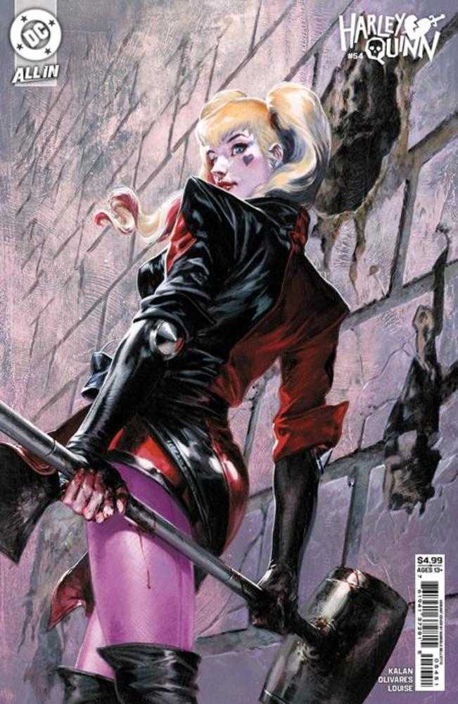 Harley Quinn 54 Cover D Gabriele Dell Otto Gotham Card Stock Variant - gabescaveccc