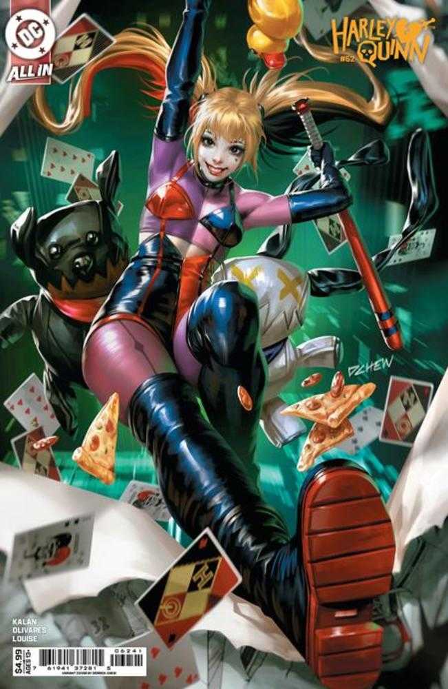 Harley Quinn 62 Cover D Derrick Chew Card Stock Variant - gabescaveccc