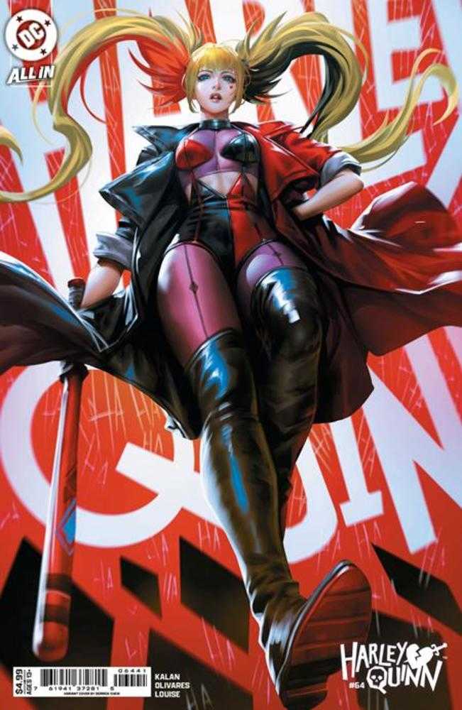 Harley Quinn 64 Cover D Derrick Chew Card Stock Variant - gabescaveccc