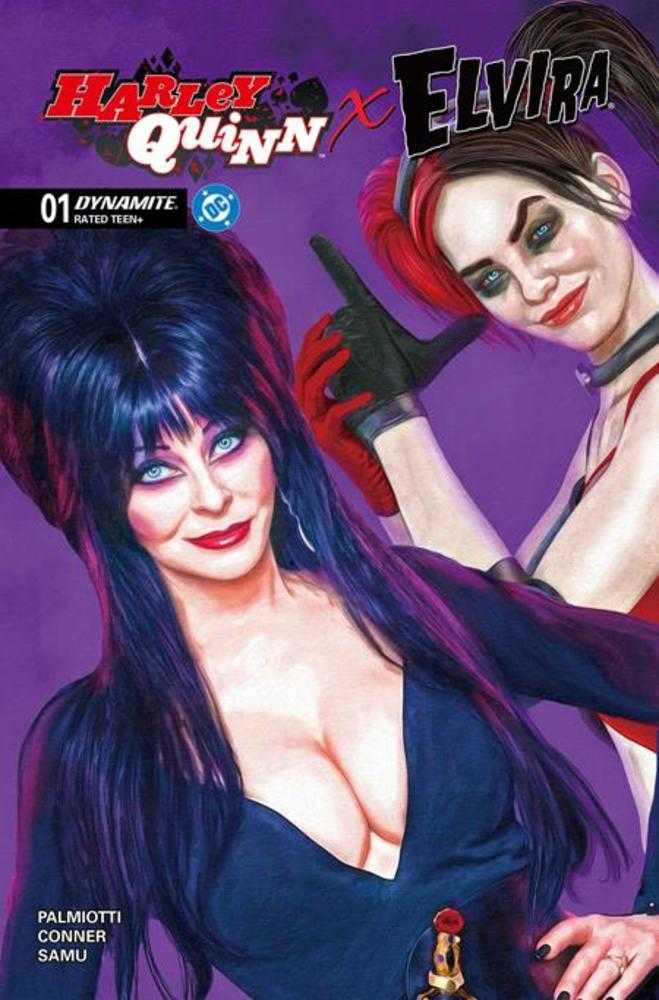 Harley Quinn X Elvira 1 Cover E Mark Spears Variant - gabescaveccc