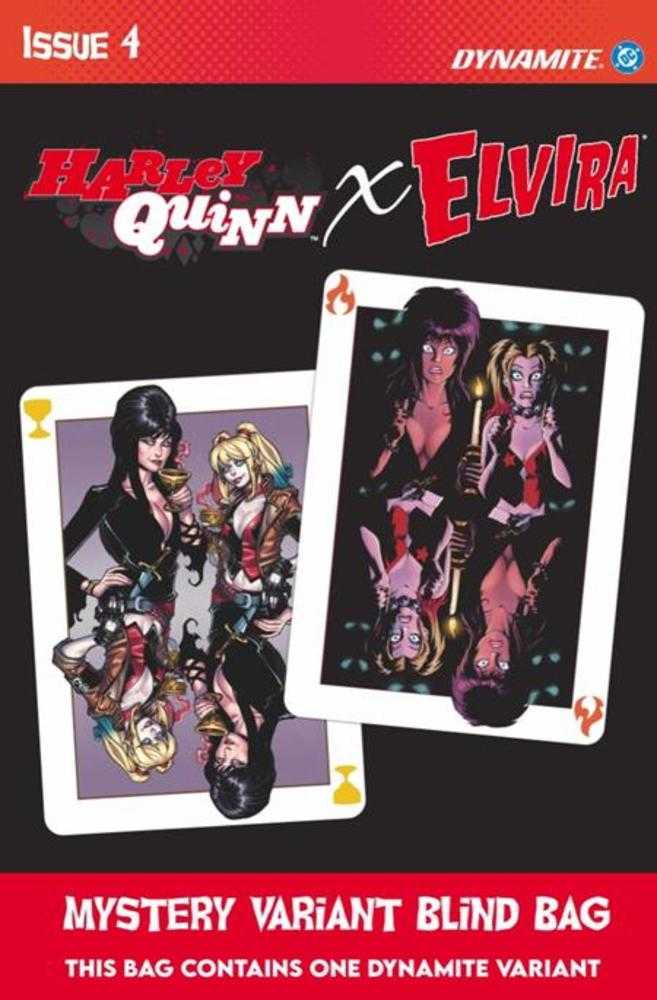 Harley Quinn X Elvira 4 Cover E Blind Bag Variant - gabescaveccc