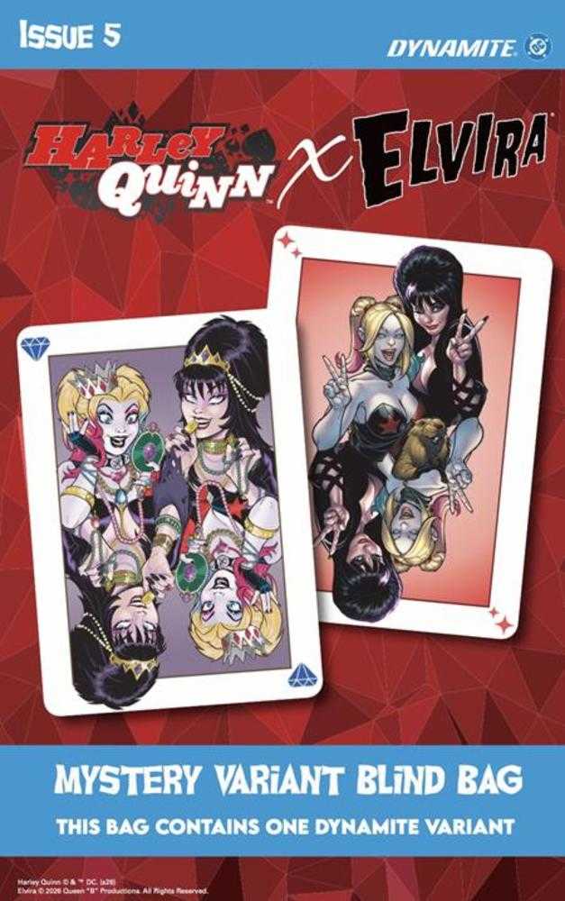 Harley Quinn X Elvira 5 Cover E Blind Bag Variant - gabescaveccc