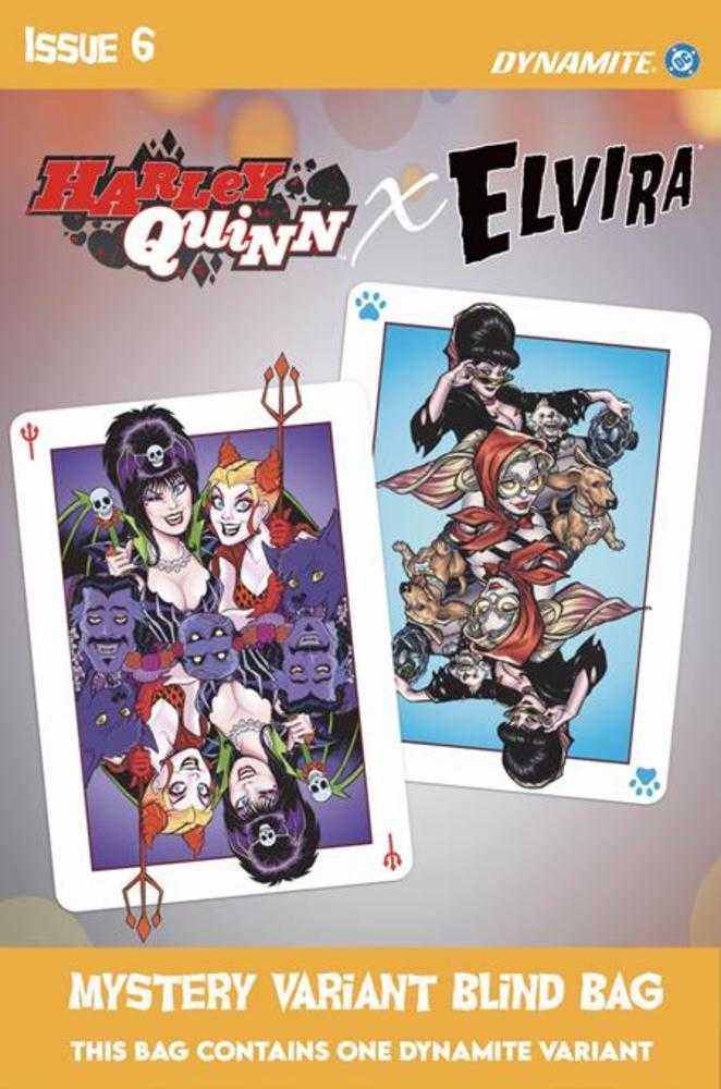 Harley Quinn X Elvira 6 Cover E Blind Bag Variant - gabescaveccc