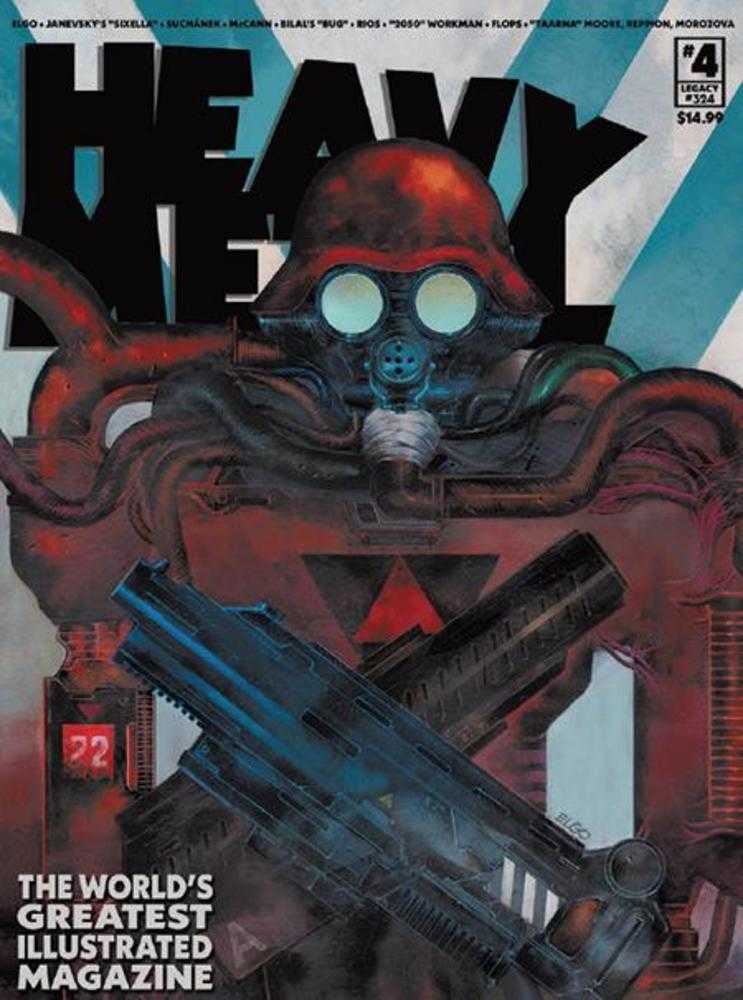 Heavy Metal Magazine 4 Cover B Elgo Variant (Mature) - gabescaveccc