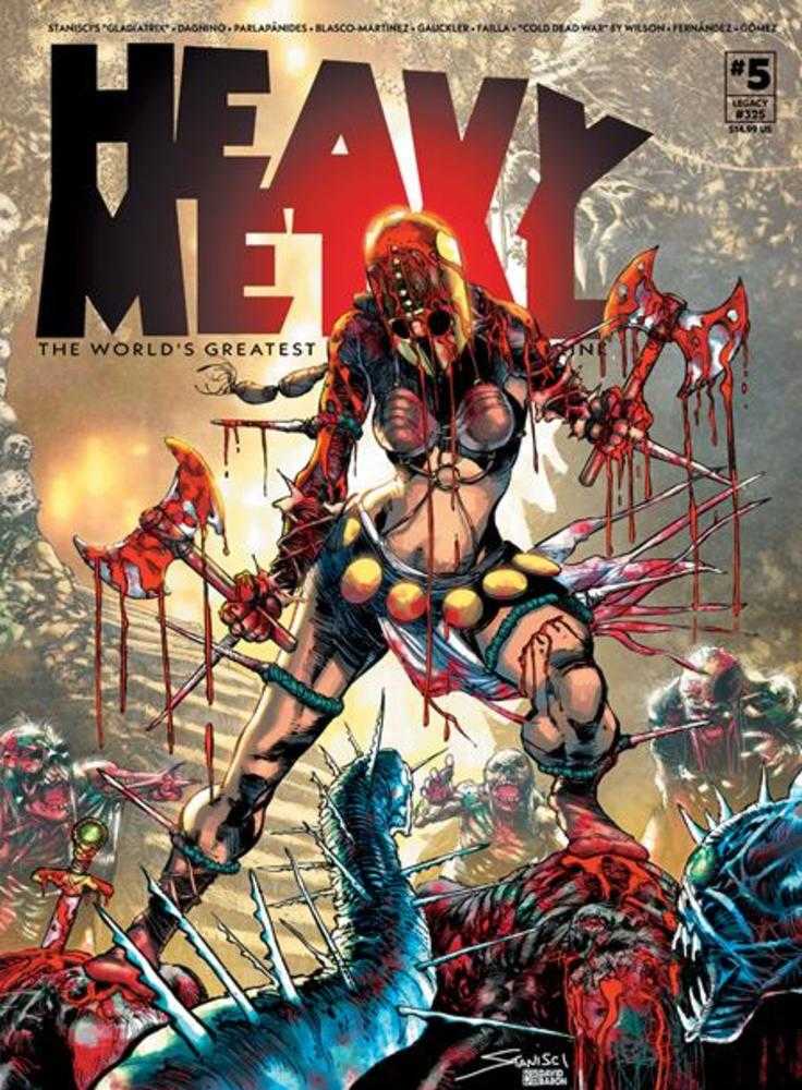 Heavy Metal Magazine 5 Cover B John Stanisci Variant (Mature) - gabescaveccc