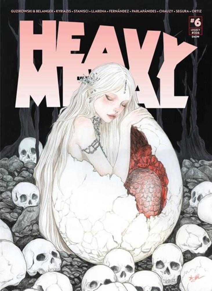 Heavy Metal Magazine 6 Cover B Amanda M Jansson Variant (Mature) - gabescaveccc