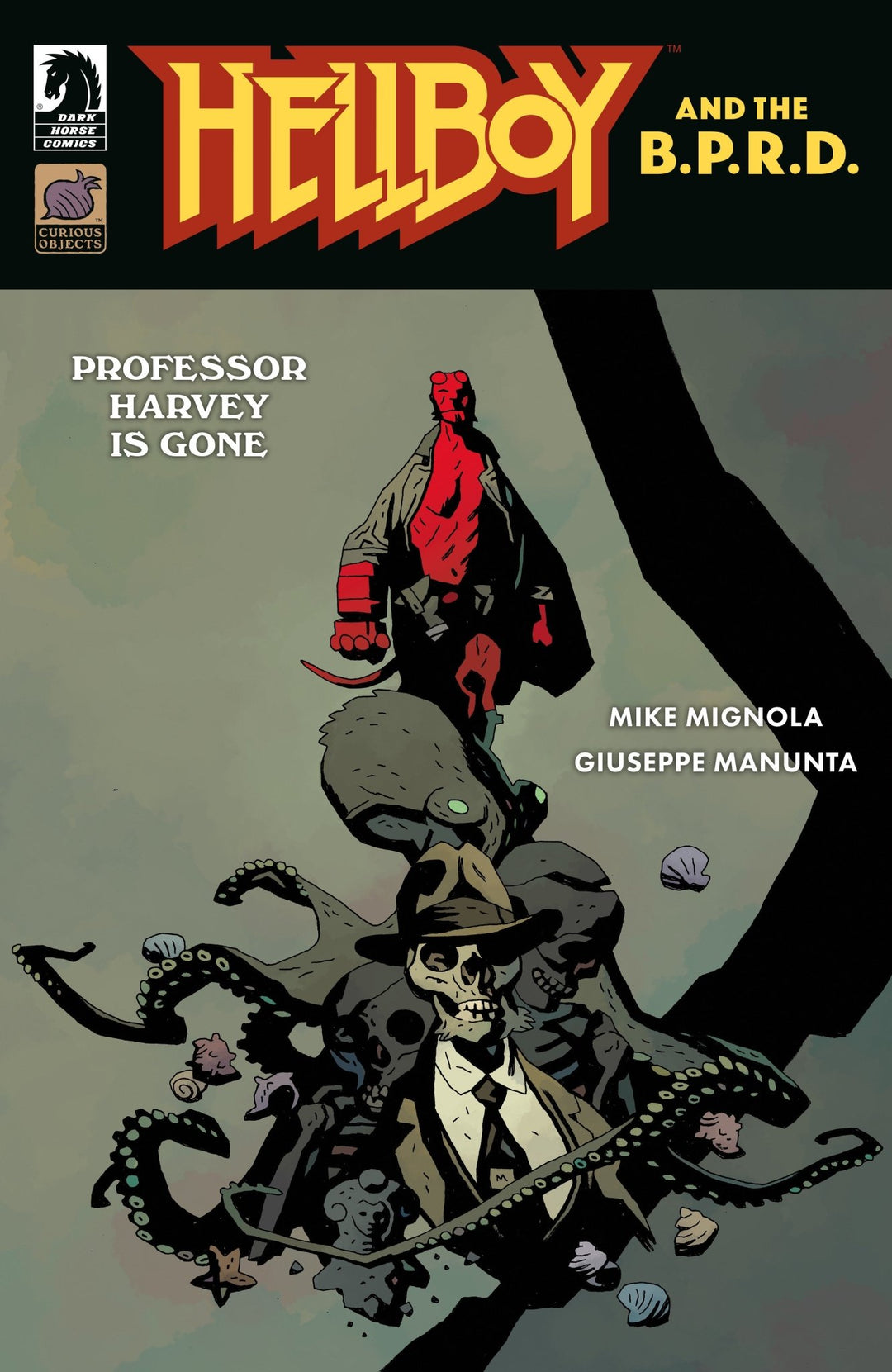 Hellboy And The B.P.R.D.: Professor Harvey Is Gone One - Shot (Cover B) (Mike Mignola) - gabescaveccc