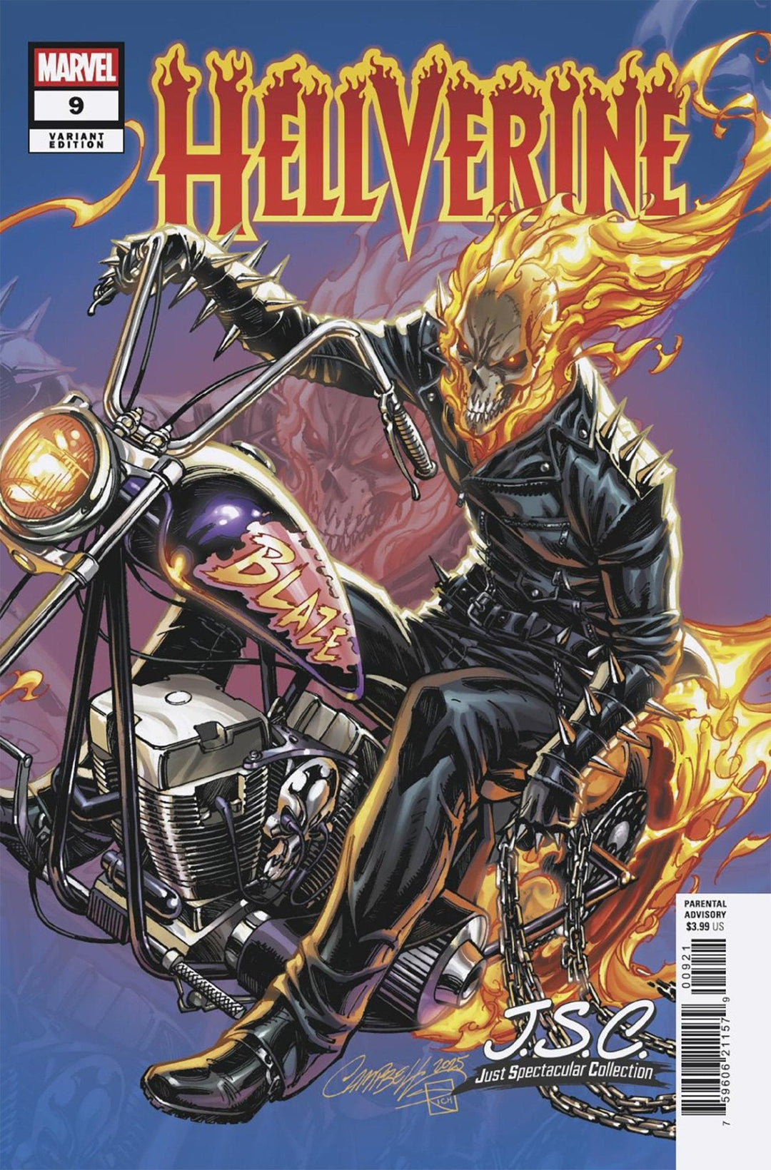 Hellverine 9 J. Scott Campbell Just Spectacular Collection Variant - gabescaveccc
