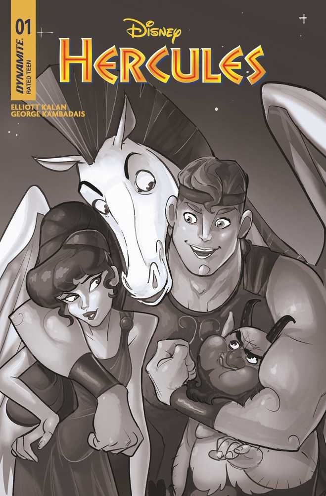 Hercules #1 Cover L 15 Copy Variant Edition Lolli Black & White - gabescaveccc