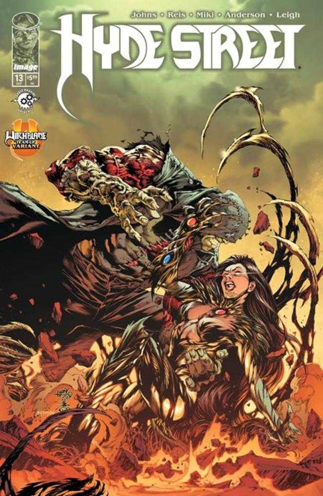 Hyde Street #13 Cover C Ivan Reis & Danny Miki Witchblade Team Up Variant - gabescaveccc