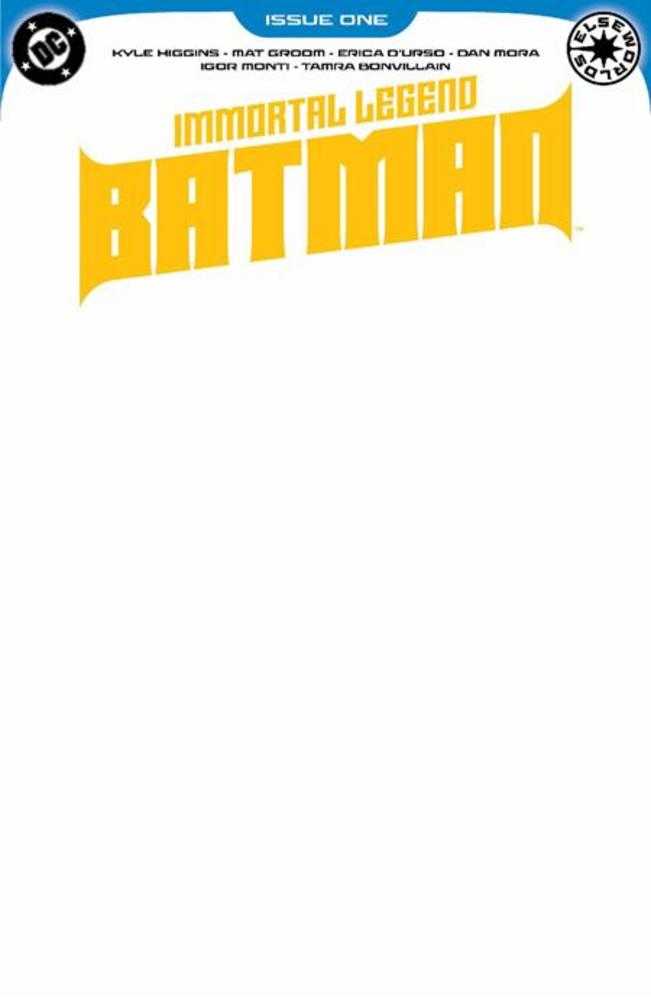 Immortal Legend Batman 1 (Of 6) Cover D Blank Variant - gabescaveccc