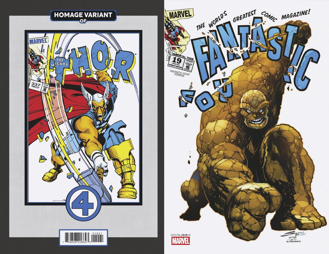 Immortal Thor #19 Sandoval Fantastic Four Homage Variant - gabescaveccc