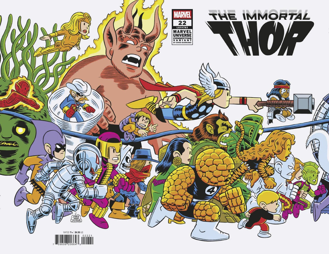 Immortal Thor #22 Chris Giarrusso Marvel Universe Connecting Wrap Variant M - gabescaveccc