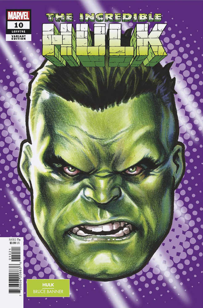 Incredible Hulk #10 Mark Brooks Headshot Variant - gabescaveccc