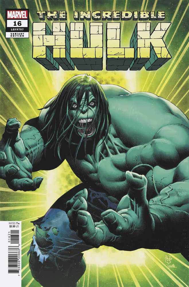 Incredible Hulk #16 Paulo Siqueira Variant - gabescaveccc