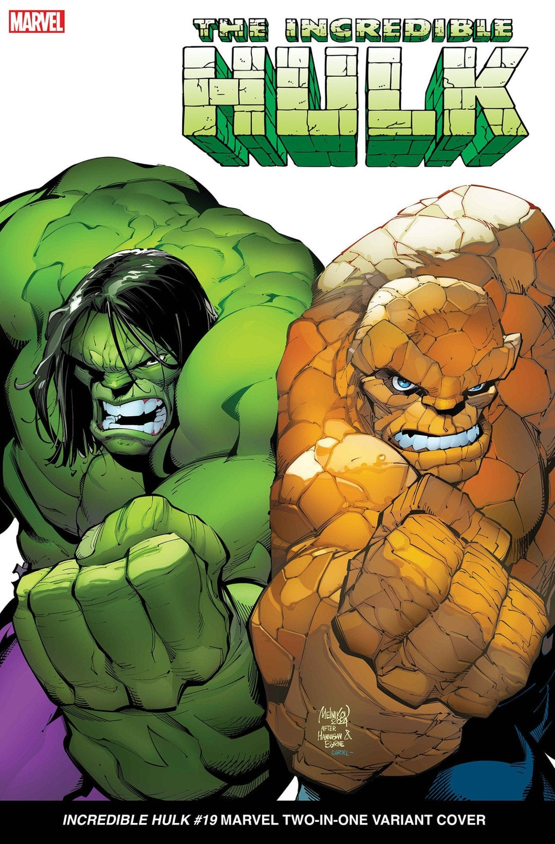 Incredible Hulk #19 Gleb Melnikov Marvel Two - In - One Variant - gabescaveccc