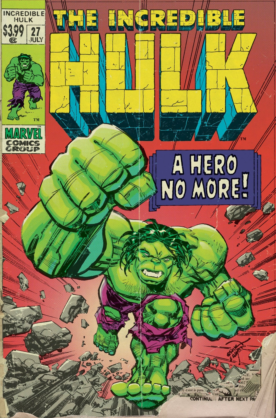 Incredible Hulk 27 Erik Larsen Retrovision Variant - gabescaveccc