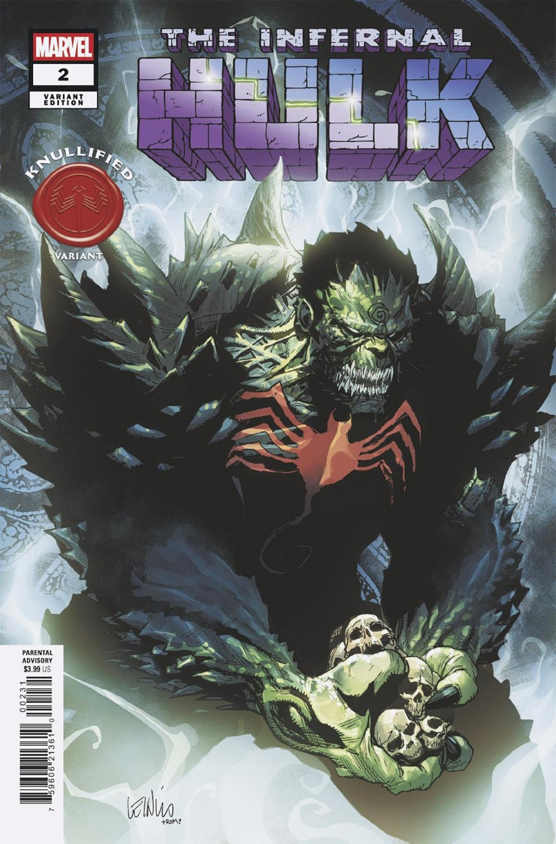 Infernal Hulk 2 Leinil Yu Knullified Variant - gabescaveccc