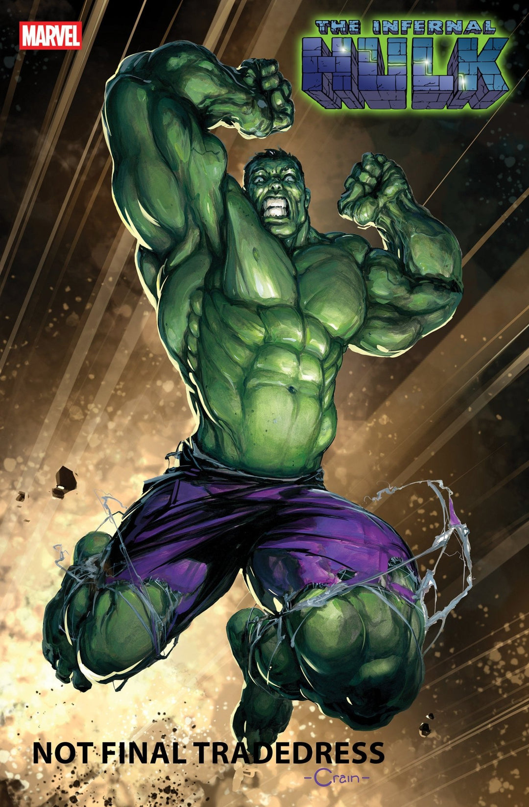 Infernal Hulk 3 Clayton Crain Variant - gabescaveccc