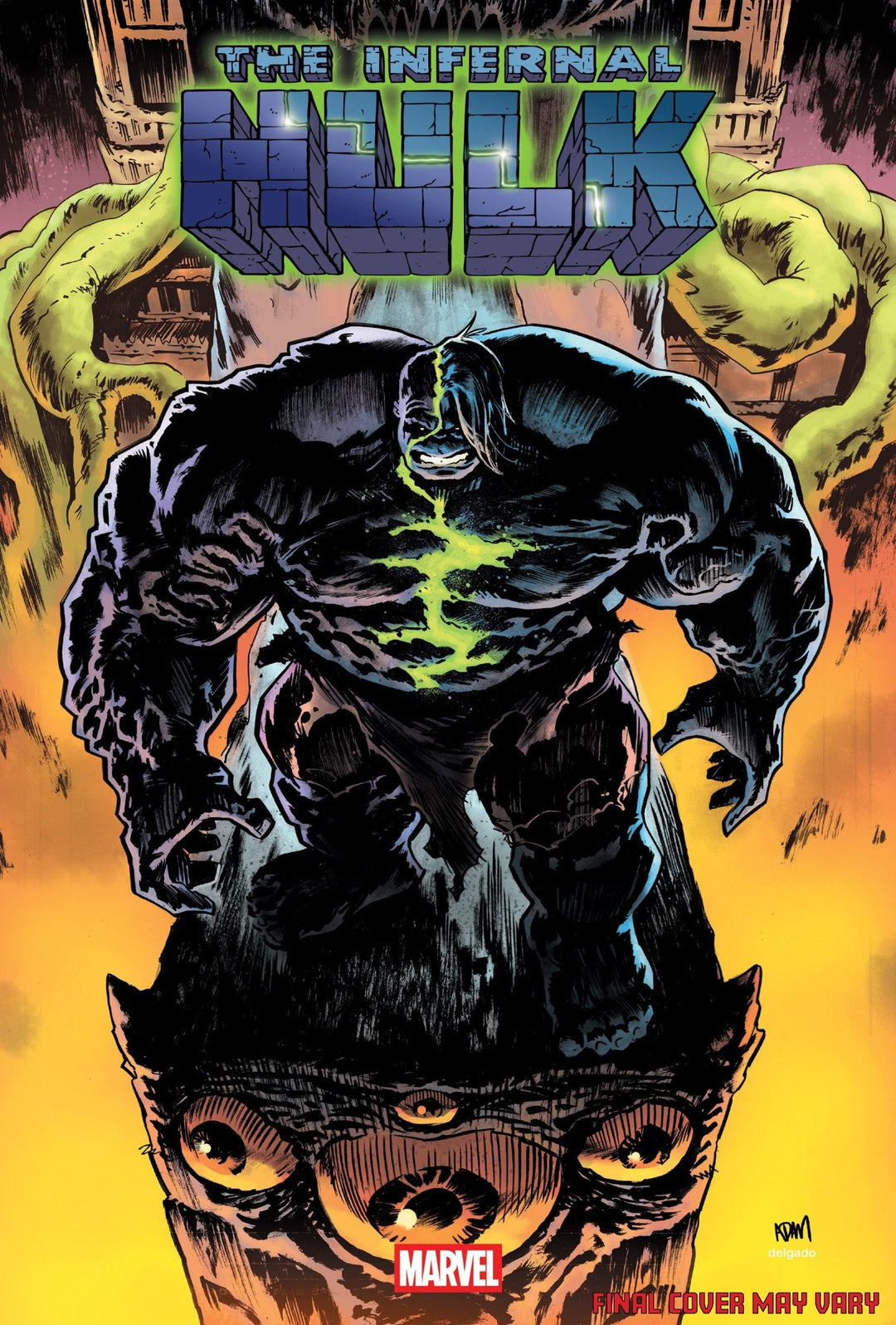 Infernal Hulk 5 Adam Gorham Variant - gabescaveccc