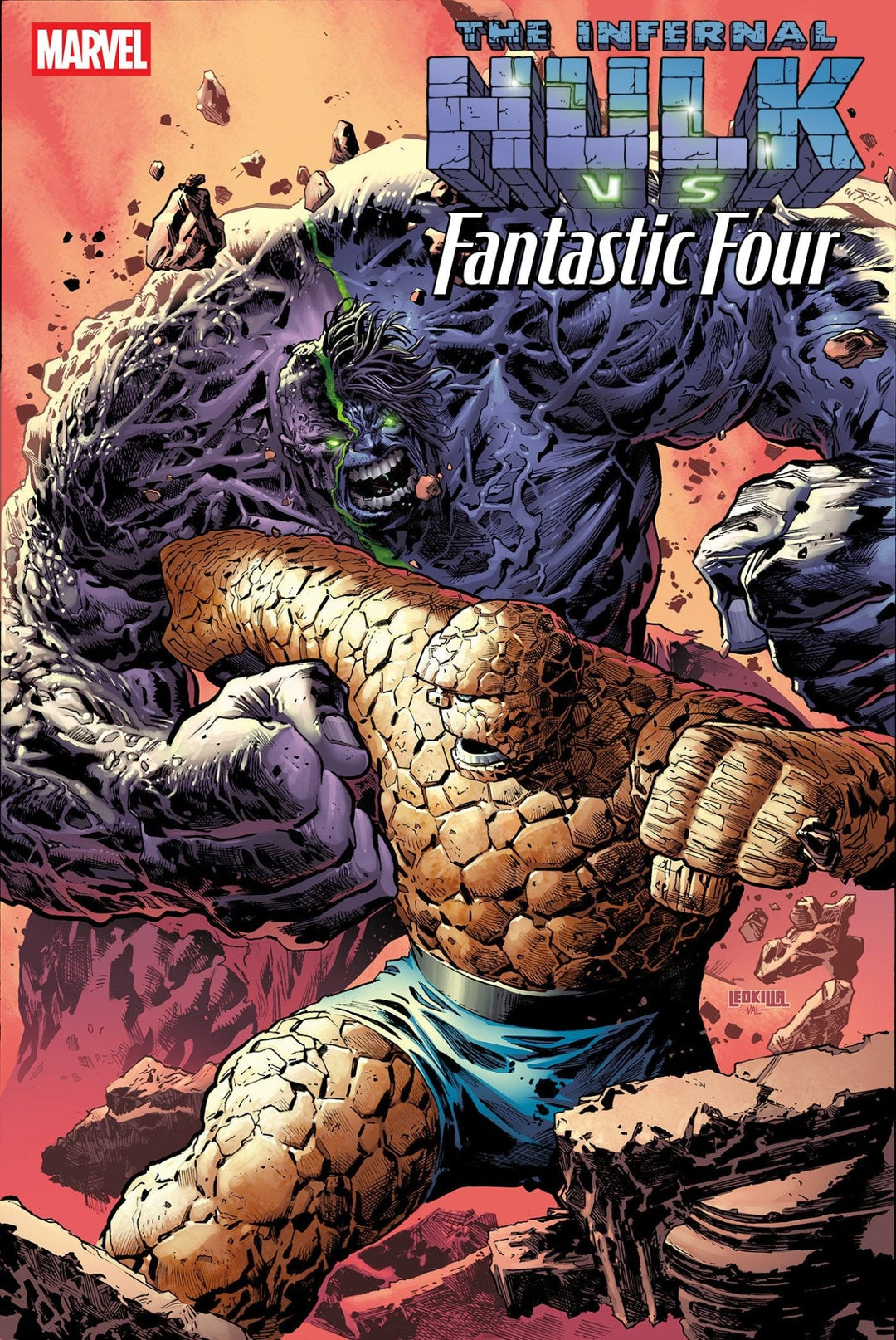 Infernal Hulk vs. Fantastic Four #1 Ken Lashley Variant - gabescaveccc