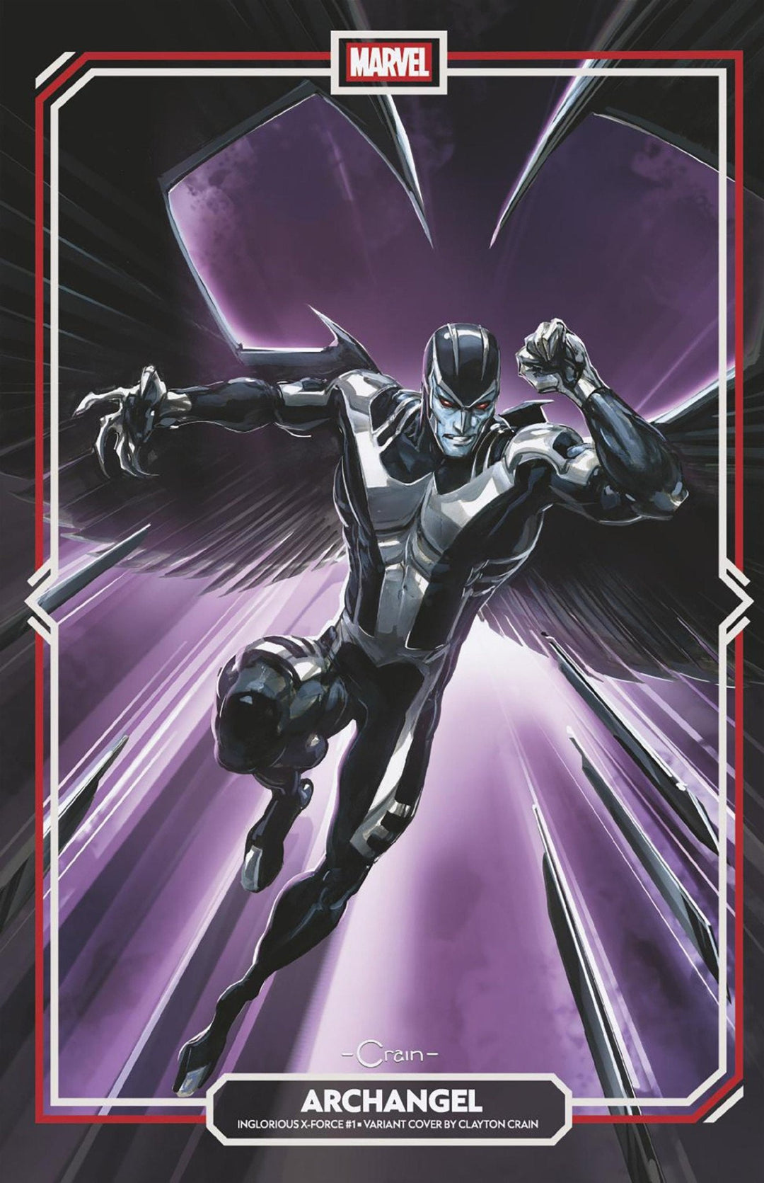 Inglorious X Force 1 Clayton Crain Variant - gabescaveccc