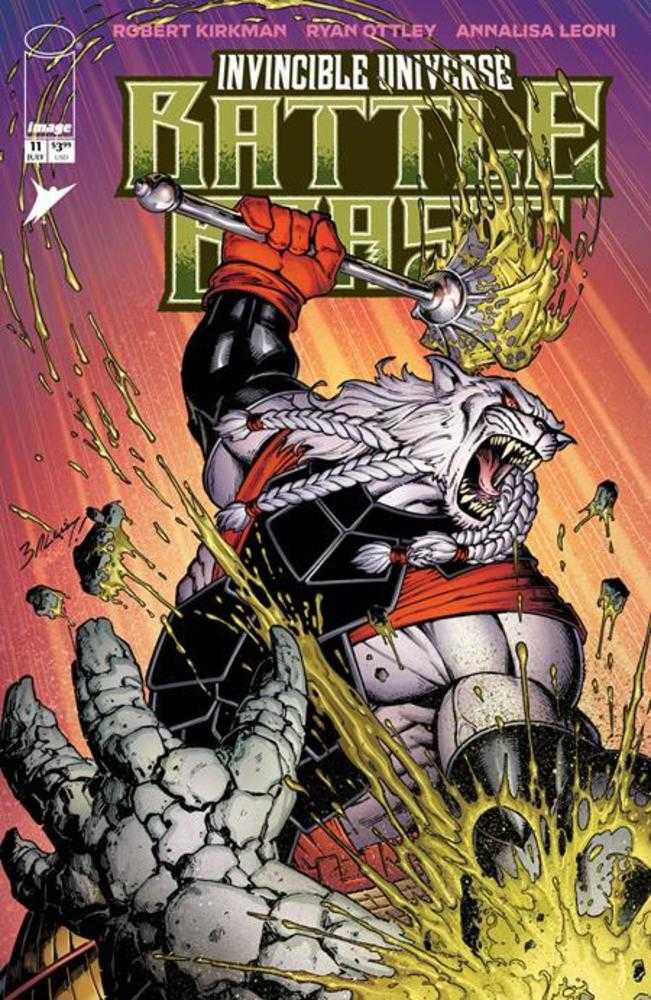 Invincible Universe Battle Beast 11 Cover B Mark Bagley & Richard Isanove Variant - gabescaveccc