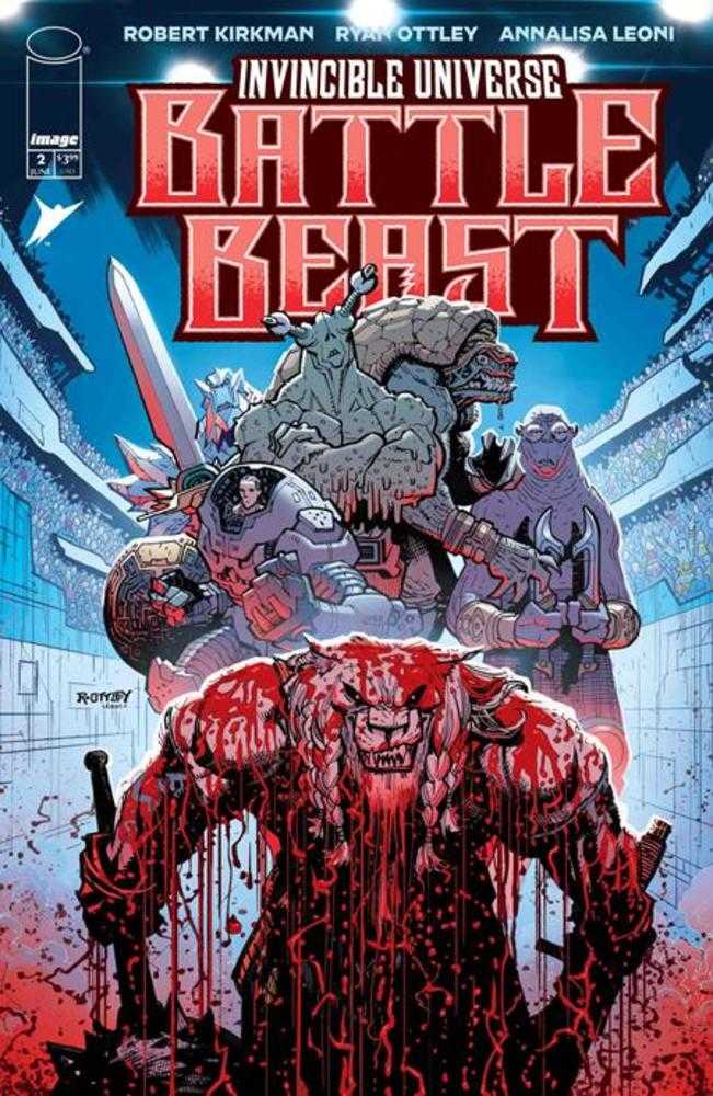 Invincible Universe Battle Beast 2 Cover A Ryan Ottley & Annalisa Leoni - gabescaveccc
