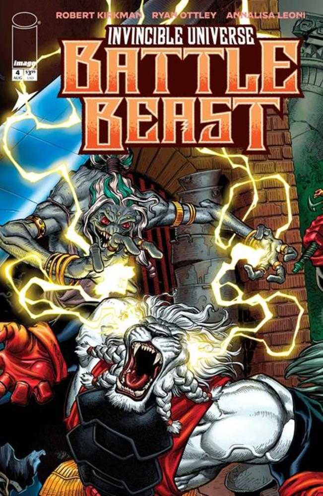 Invincible Universe Battle Beast 4 Cover C 1 in 10 Ej Su Connecting Variant - gabescaveccc