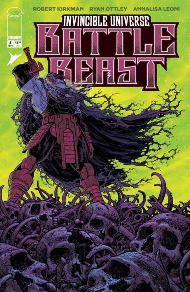 Invincible Universe Battle Beast 5 Cover B Tony Moore Variant - gabescaveccc