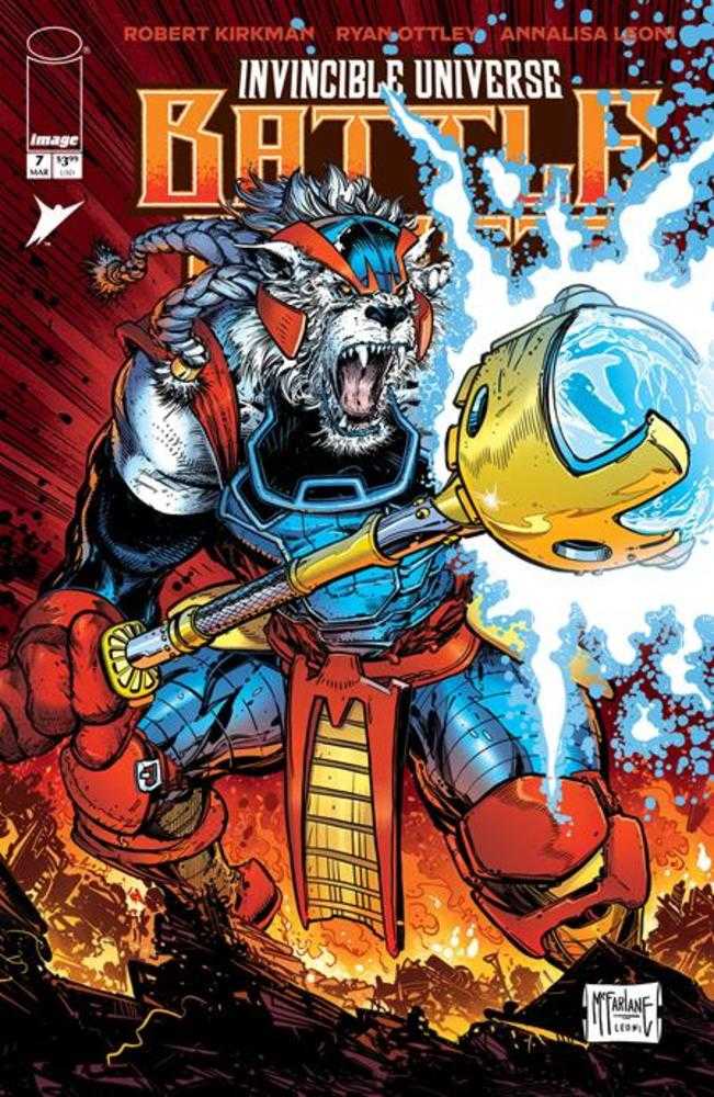 Invincible Universe Battle Beast 7 Cover B Todd McFarlane & Annalisa Leoni Variant - gabescaveccc