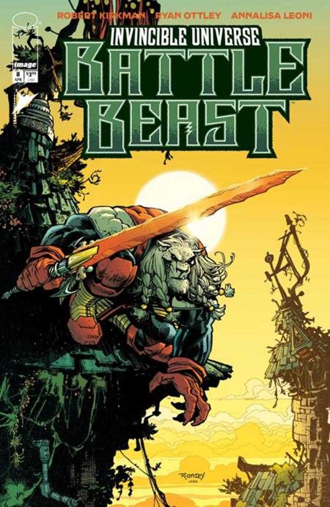 Invincible Universe Battle Beast 8 Cover A Ryan Ottley & Annalisa Leoni - gabescaveccc