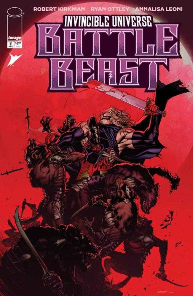 Invincible Universe Battle Beast 8 Cover B Ryan Sook Variant - gabescaveccc