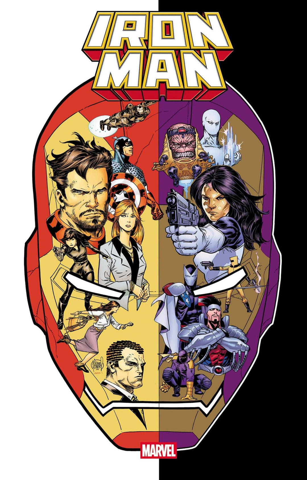 Iron Man 1 Adam Kubert Promo Art Variant - gabescaveccc