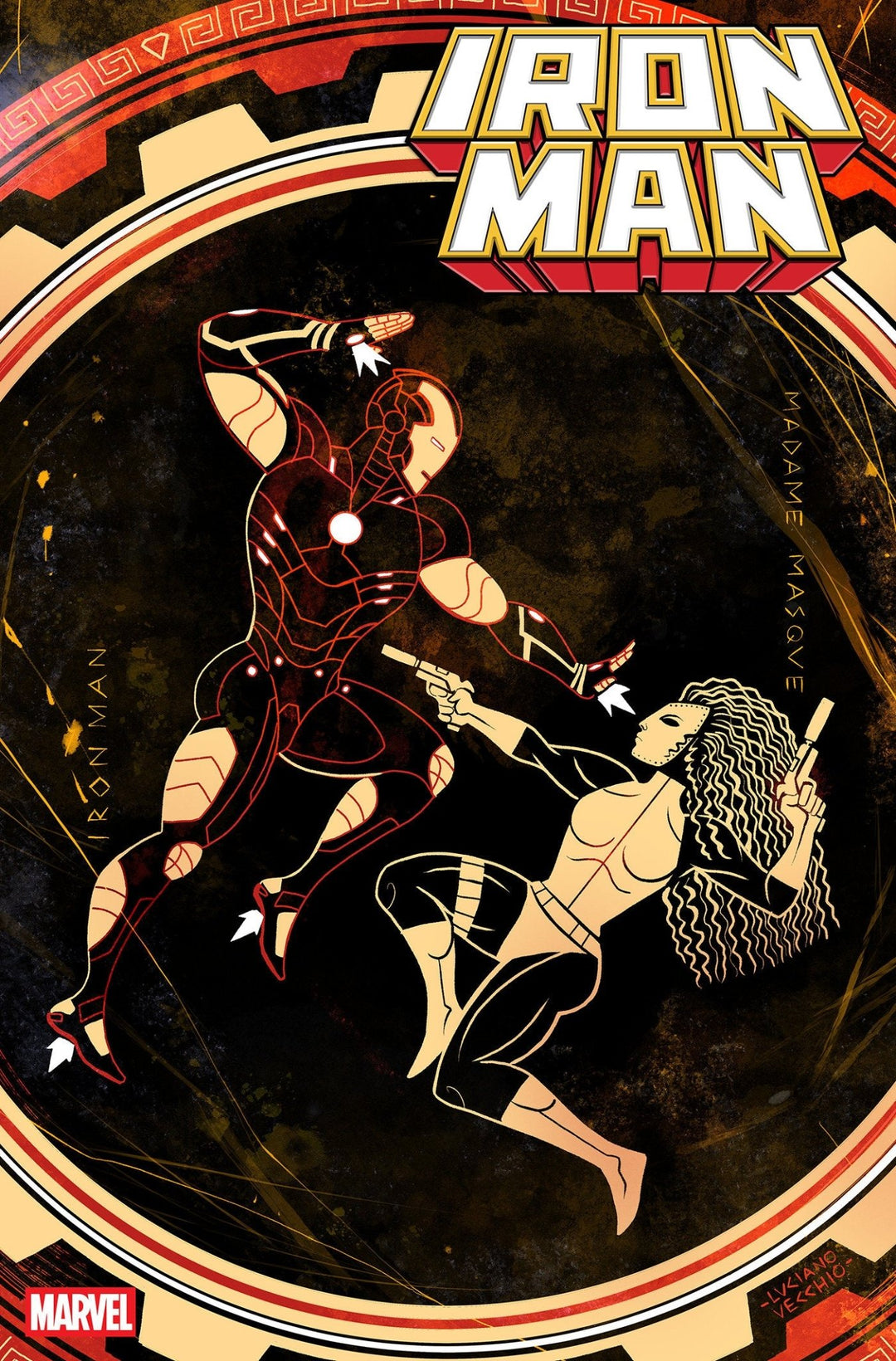 Iron Man #10 Luciano Vecchio Art Style Variant - gabescaveccc