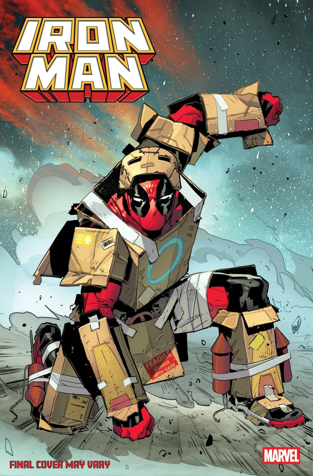Iron Man 3 Matteo Lolli April Pool's Day Variant - gabescaveccc