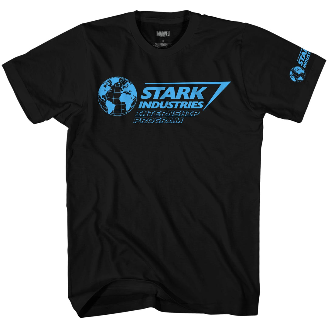 Iron Man Stark Industries Intern Marvel Adult T Shirt - gabescaveccc