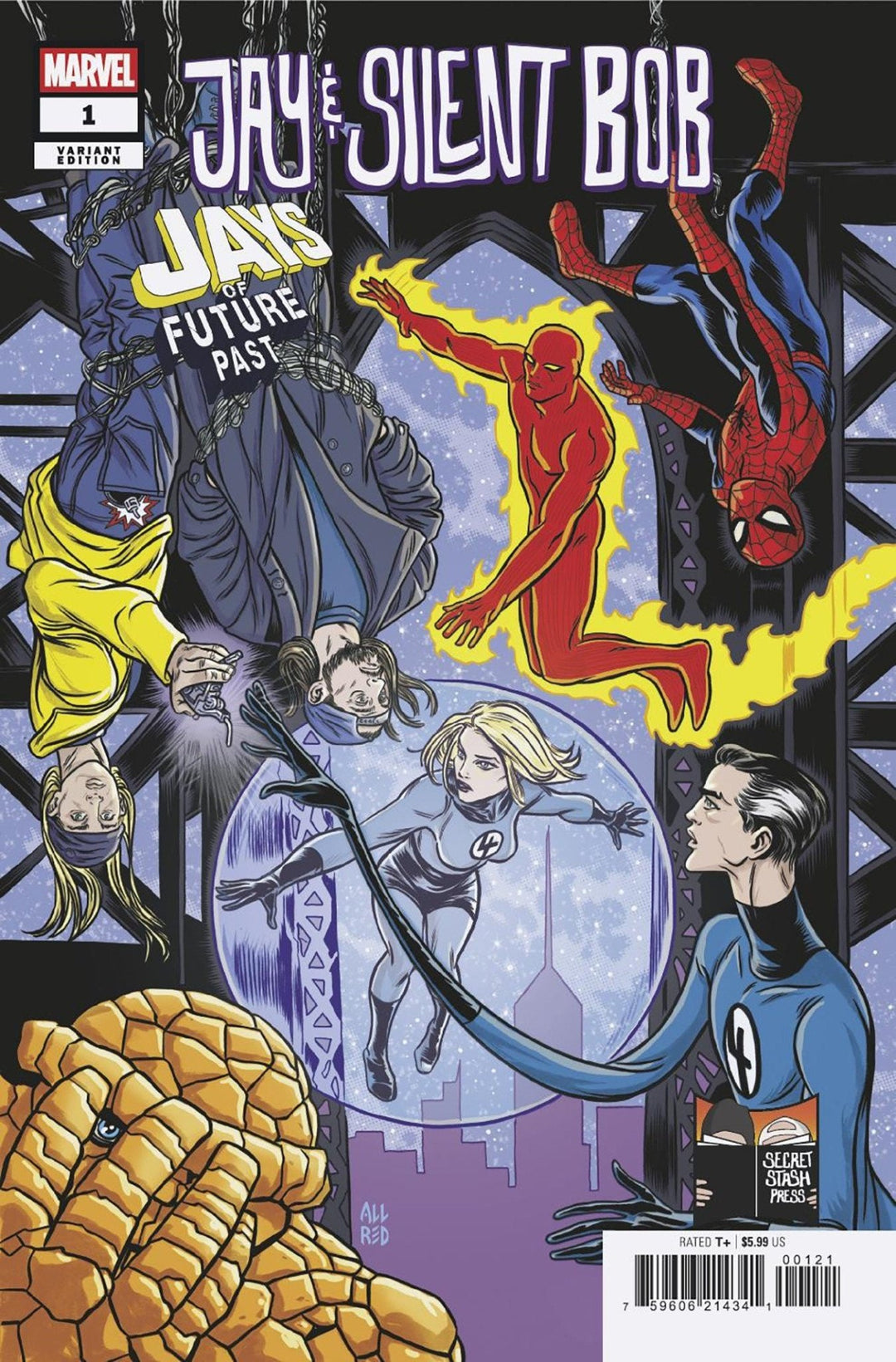 Jay & Silent Bob: Jays Of Future Past 1 Michael Allred Variant - gabescaveccc