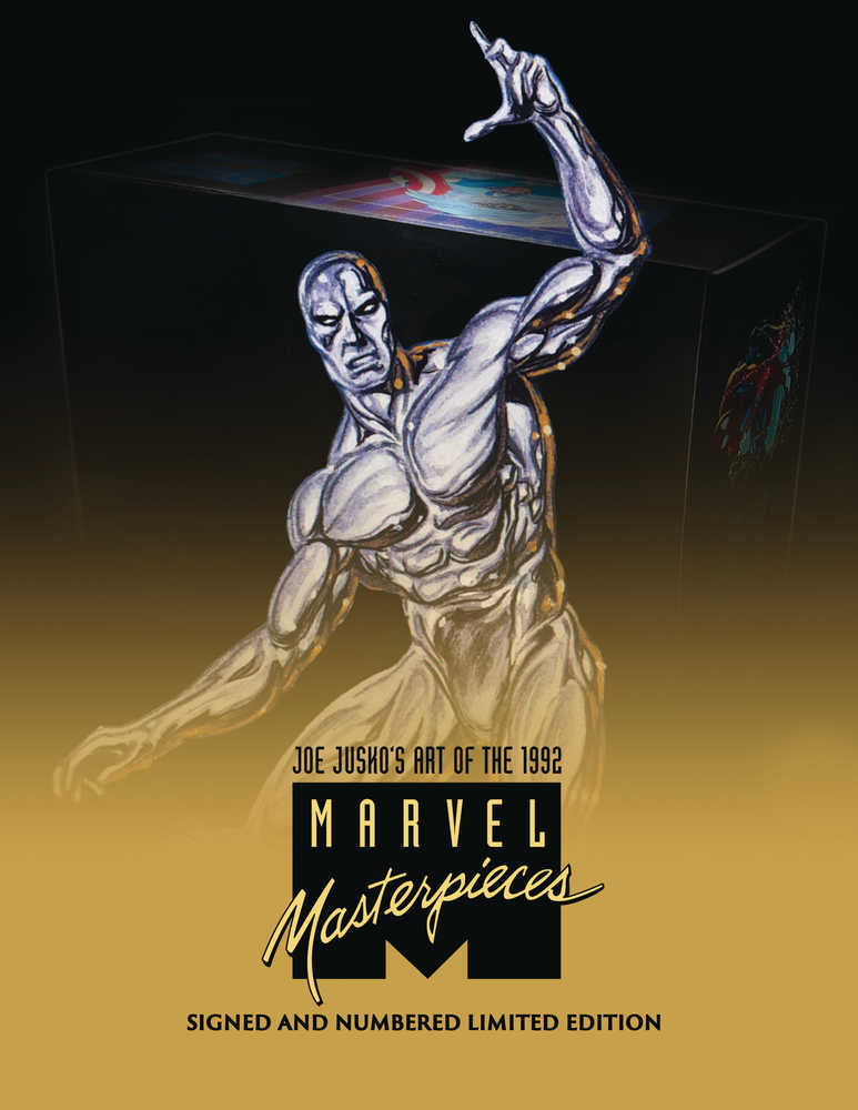 Joe Juskos Art Of The 1992 Marvel Masterpieces Signed - gabescaveccc