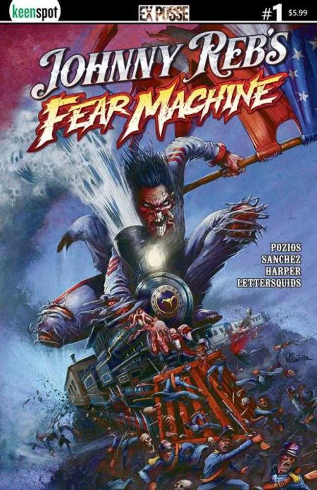 Johnny Rebs Fear Machine #1 Cover A Toby Willsmer - gabescaveccc
