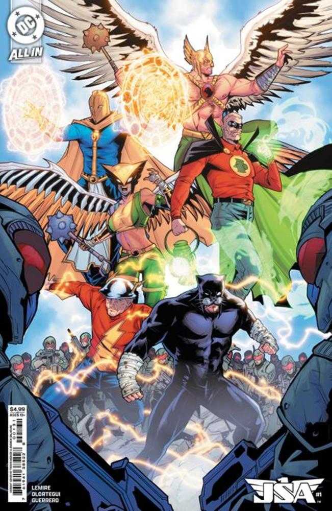 JSA #1 Cover C Travis Mercer Card Stock Variant - gabescaveccc