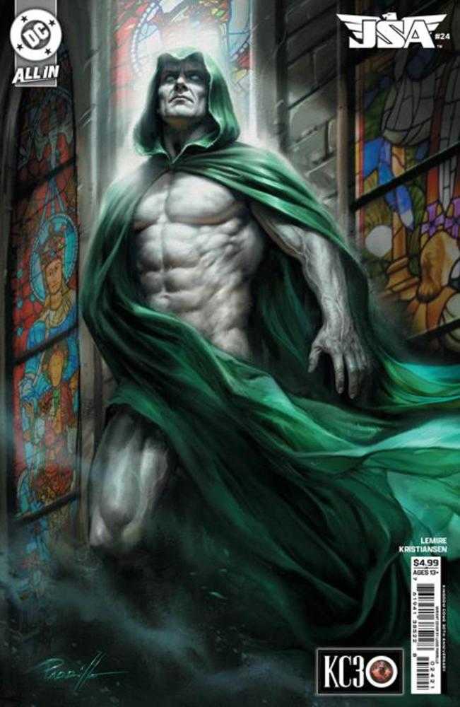 JSA #24 Cover C Lucio Parillo Kingdom Come 30 Th Anniversary Card Stock Variant - gabescaveccc