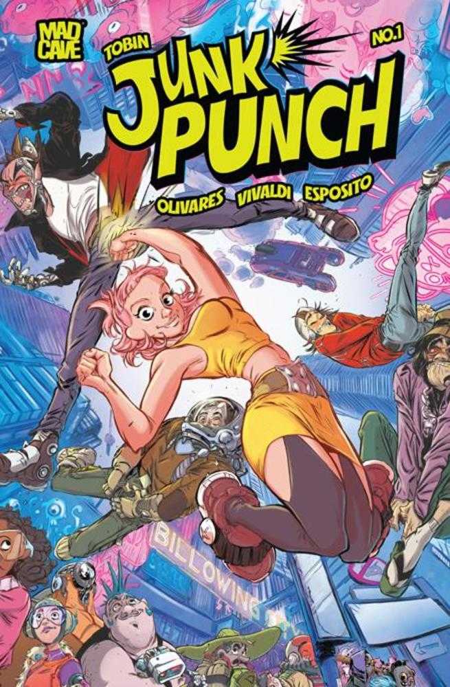 Junk Punch 1 (Of 5) Cover A Carlos Javier Olivares (Mature) - gabescaveccc
